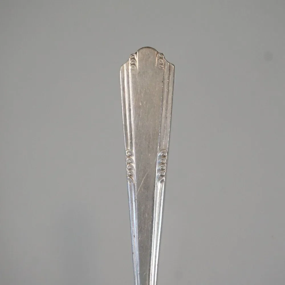 Salad Fork 1933 Simplicity Pattern Wallace Deerfield Silverplate 6 inch